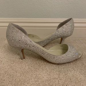 Crystal/rhinestone wedding shoes